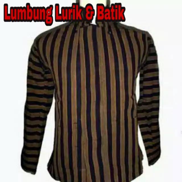 baju lurik surjan lurik batik pria khas jogja baju lurik surjan lurik batik pria khas jogja
