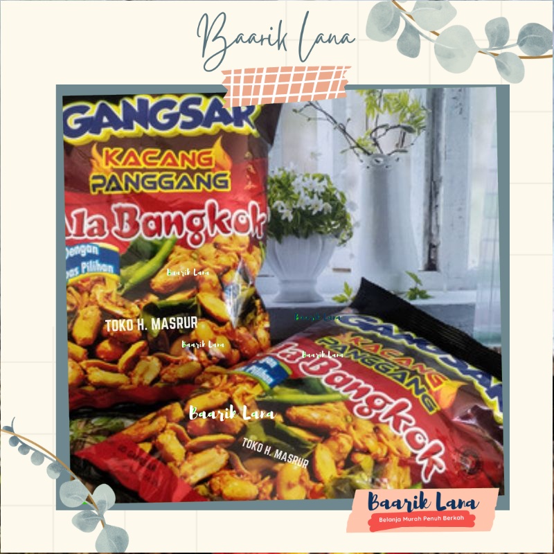 

Kacang Panggang Ala Bangkok Cap Gangsar 225gr