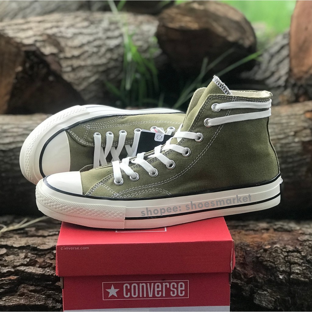 SEPATU CONVERSE 70S HIGH FIELD SURFLUS HIJAU LUMUT ALL STAR CHUCK TAYLOR OBRAL MURAH