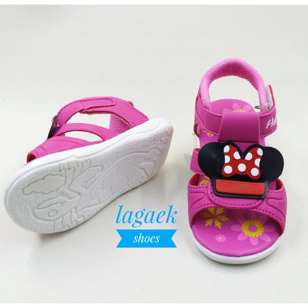 Sepatu Sendal Anak Perempuan Usia 1 2 Tahun Fanta Alas Karet - Sepatu Sendal Anak Cewek Anti Licin Size 22 - 25