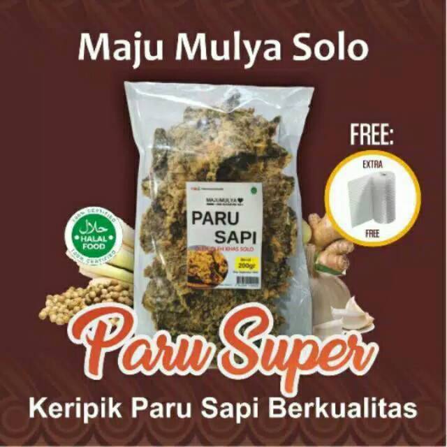 

Keripik Paru Super 200gr Asli / Tepung Tipis / Gurih Enak / Sapi Khas