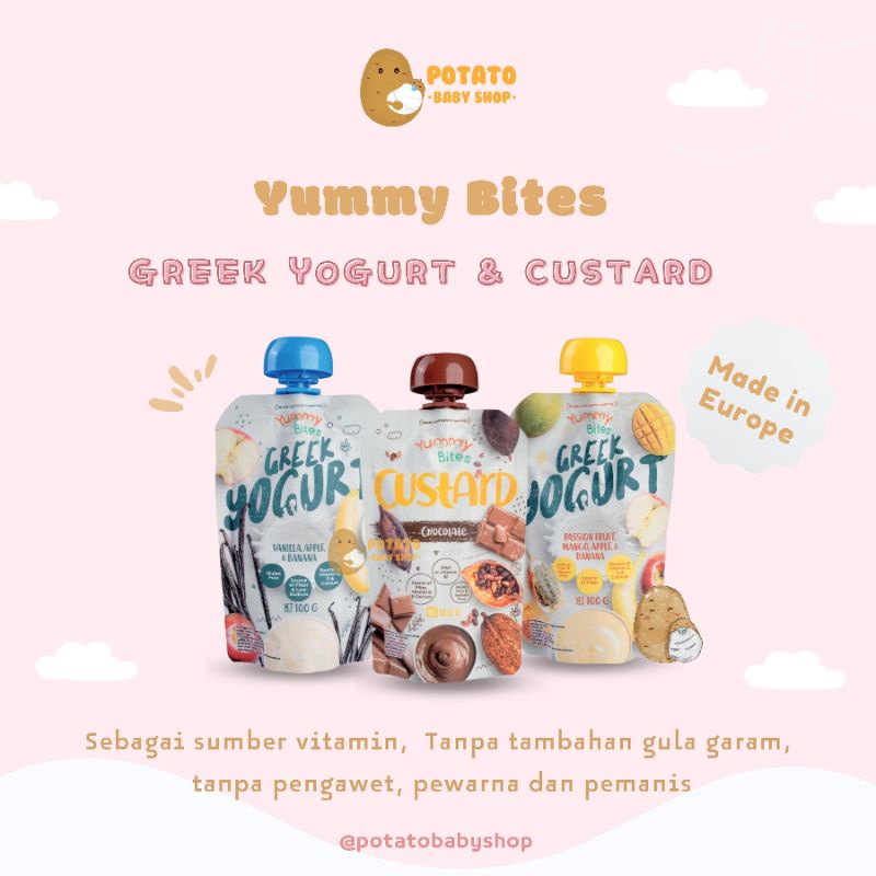 Yummy Bites Greek Yogurt & Custard