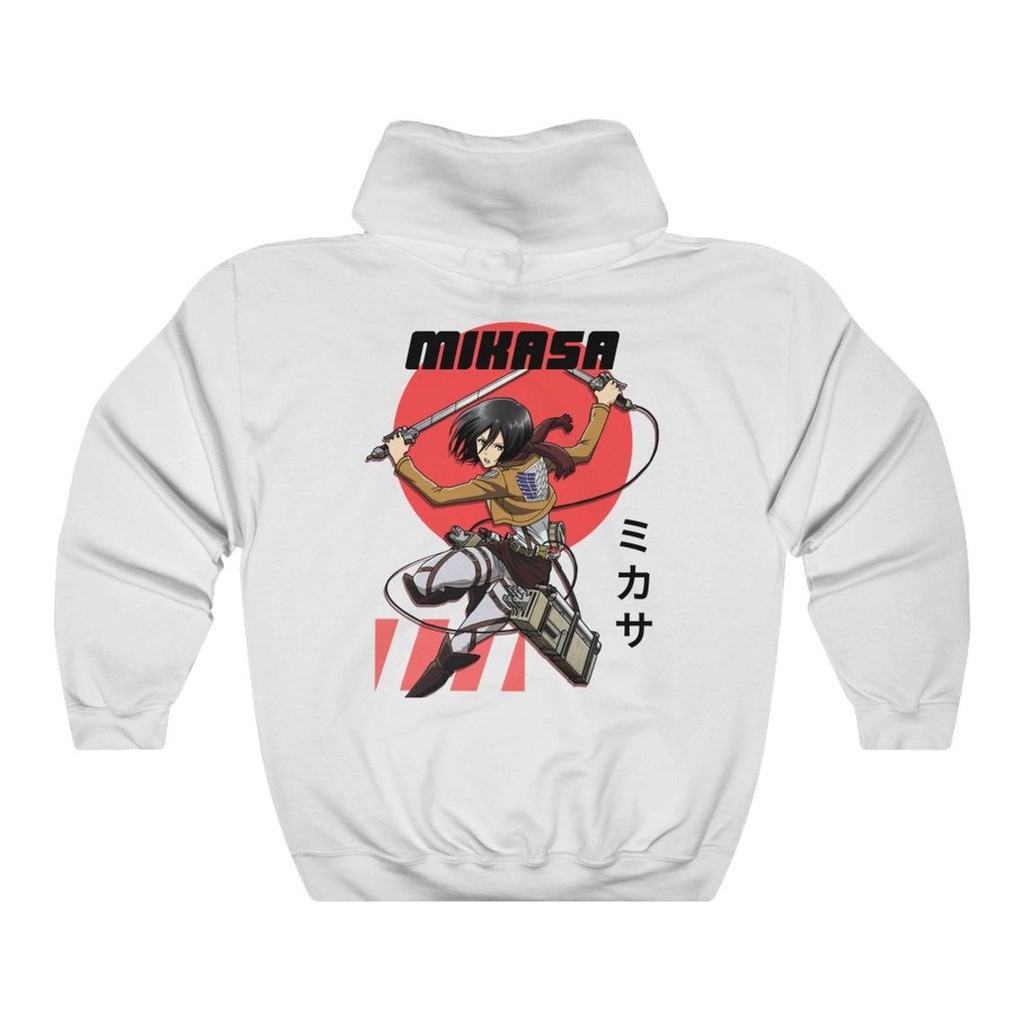 Hoodie Mikasa Ackerman Fight Anime Attack On Titan AOT SNK Manga