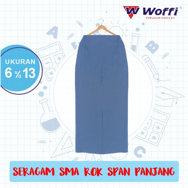 Seragam Sekolah Rok Span SMA Karet Woffi