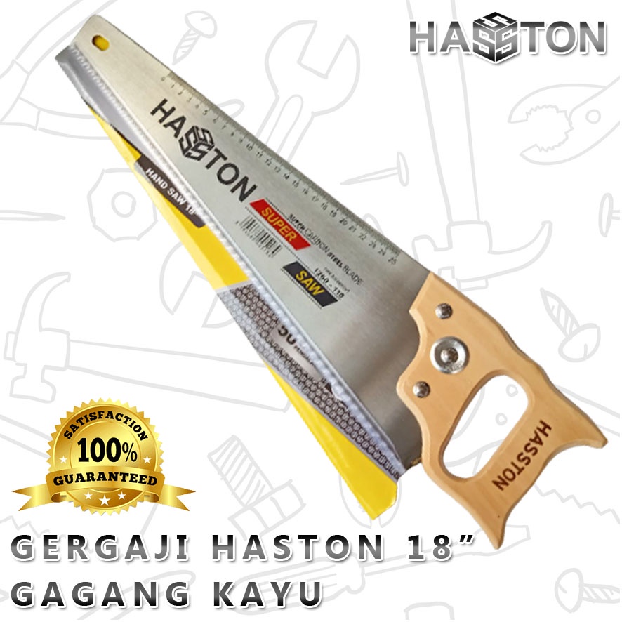 Hasston Graji Kayu Gergaji Tangan 18 Inch