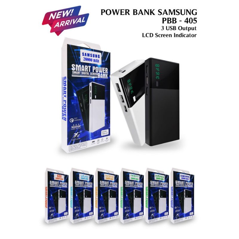 POWER BANK SAMSUNG 20000 MAH PBB-405