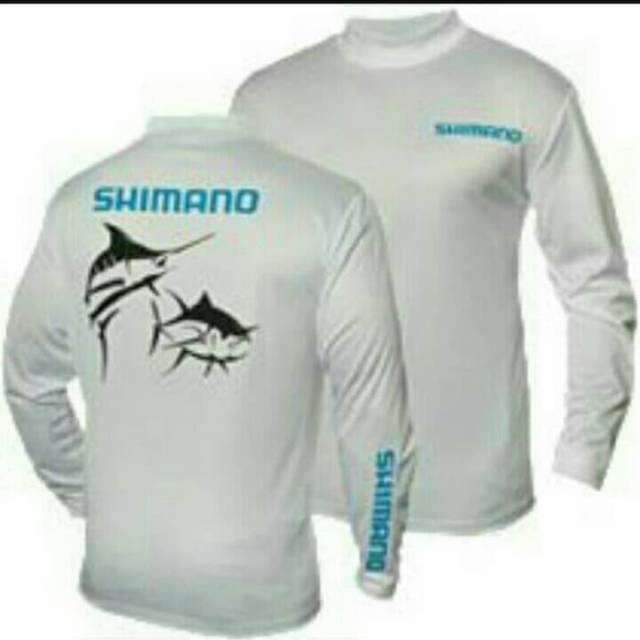 Tshirt baju kaos lengan panjang SHIMANO FISHING