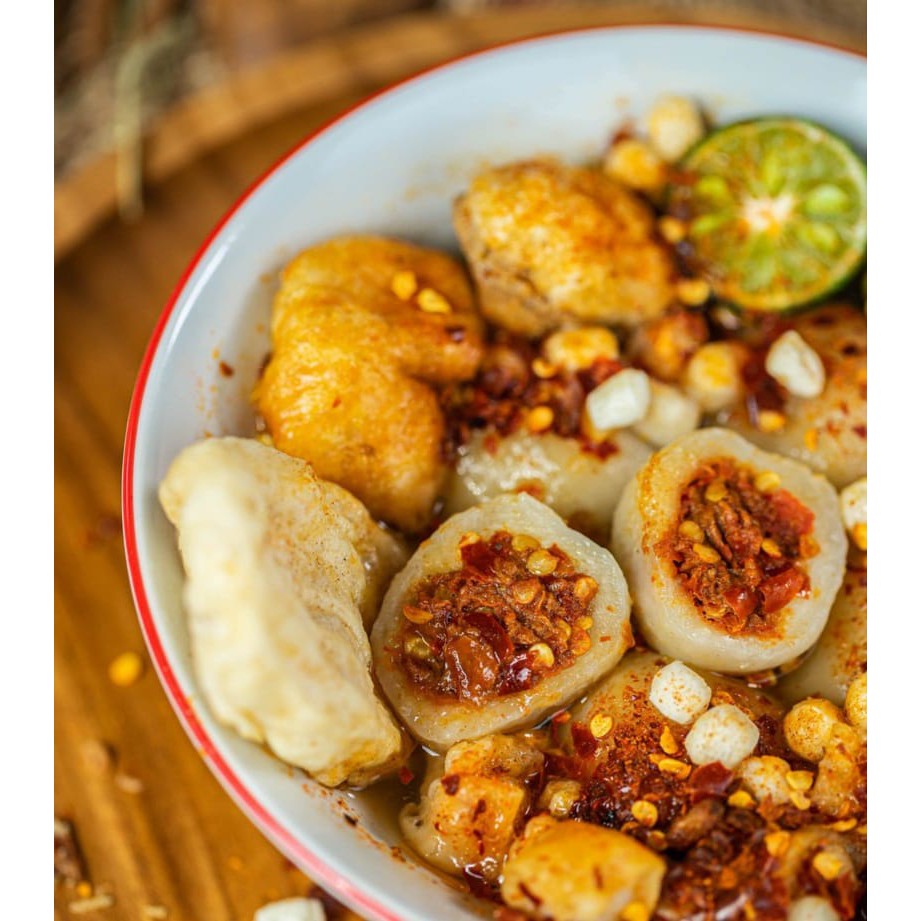

Baso Aci Isi ayam ati jamur keju mozarella
