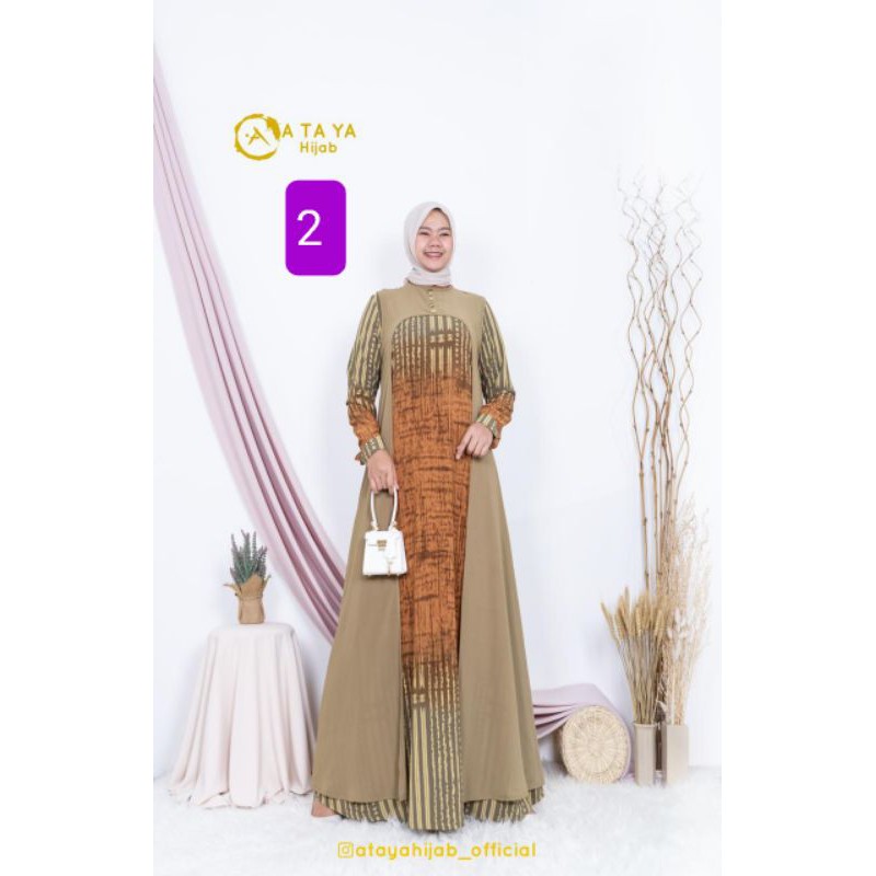 GAMIS WANITA AB 387 by ATAYA HIJAB OFFICIAL #51