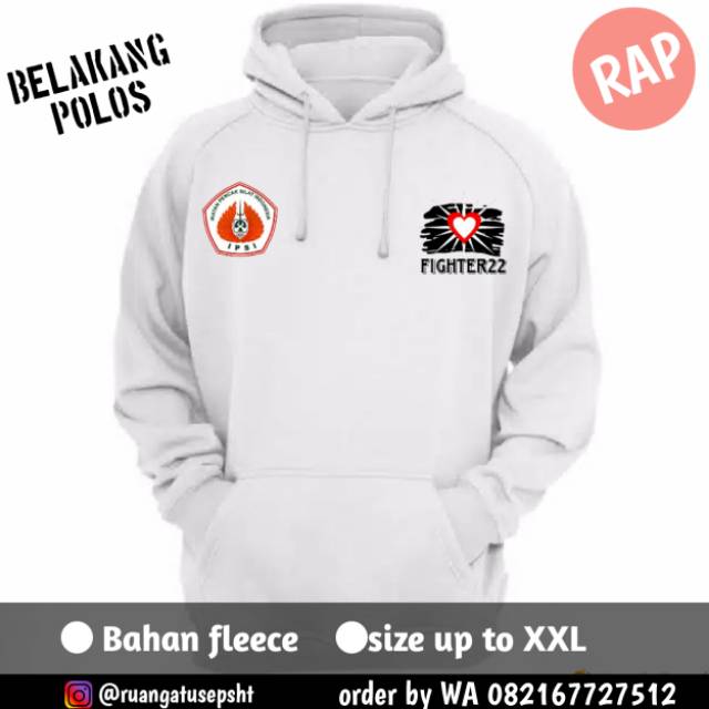 Hoodie putih psht keren simple jaket psht jaket ipsi psht