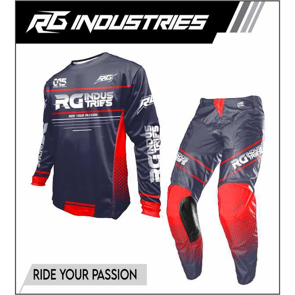 Rg Industries Jersey Set Trail Motocross Gearset Rg Industries Premium