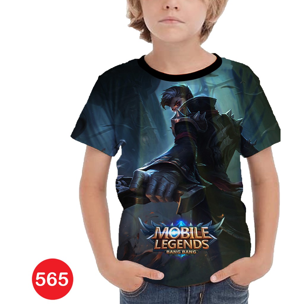 Baju Mobile Legend Granger 3D Kaos Series Anak #565