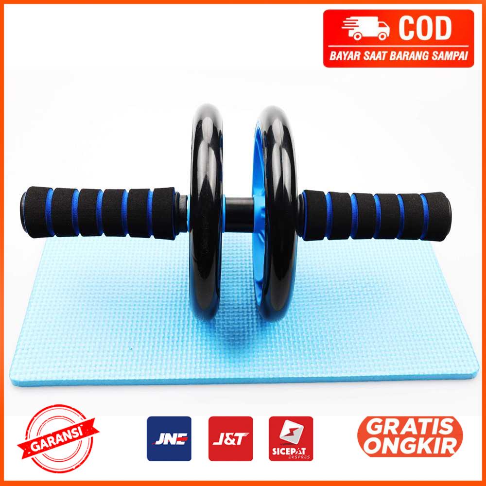 Alat Gym Fitness Roller Push Up Bar Hand Grip 5 in 1