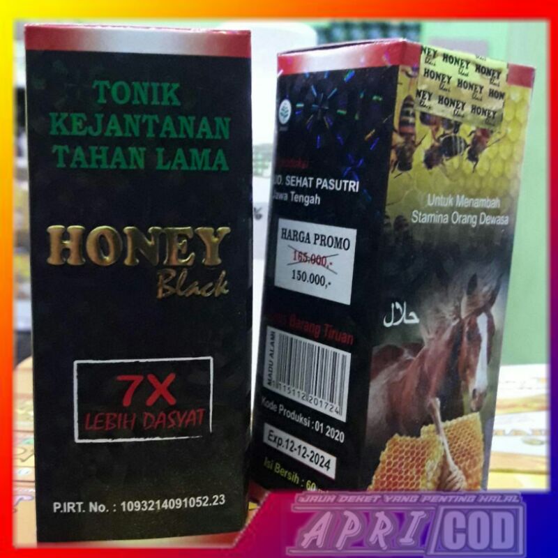 Madu Super Tonik 7x Kejantanan Honey Black Stamina Pria 60ml original