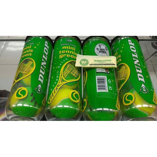 Sale Bola Tenis Dunlop Mini Tennis Green/ Bola Tenis Junior Dunlop Hijau Terbaru