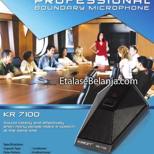 MIC CONFERENCE MIC RAPAT MEETING ONLINE MIC BOUNDARY / MEETING / CONFERENCE KREZT KR-7100 + POWER PH