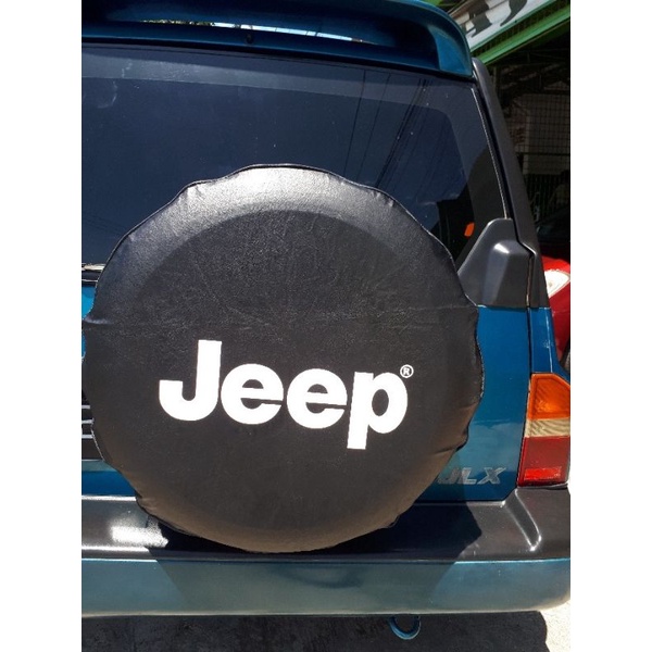 sarung cover ban mobil belakang jeep ukuran S / M / L kulit sintetis universal