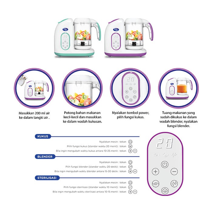 BABY SAFE DIGITAL FOOD MAKER / FOOD MAKER / BABY SAFE