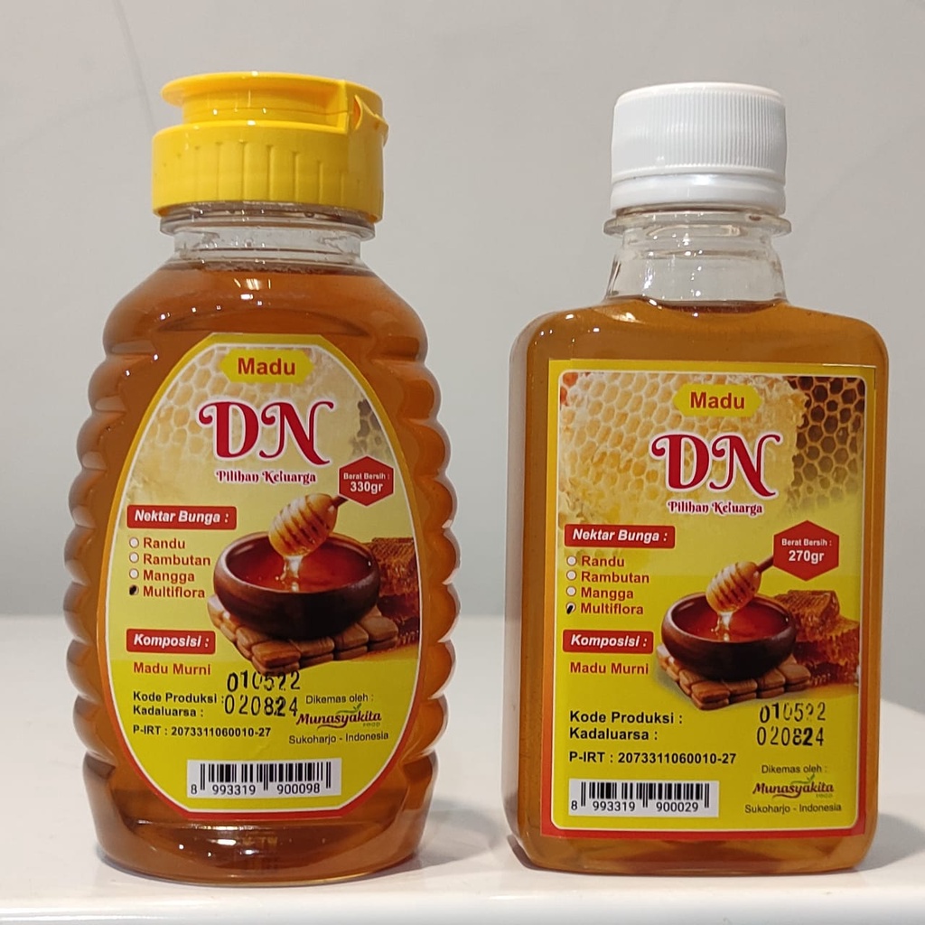 

Madu Murni Multiflora DN pilihan keluarga 330gr 100% Asli
