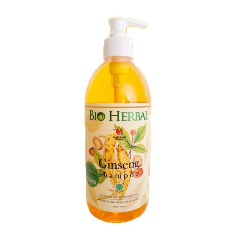 New Big Size Shampo Bio Herbal Ginseng - Shampoo Rambut 500 ml BPOM