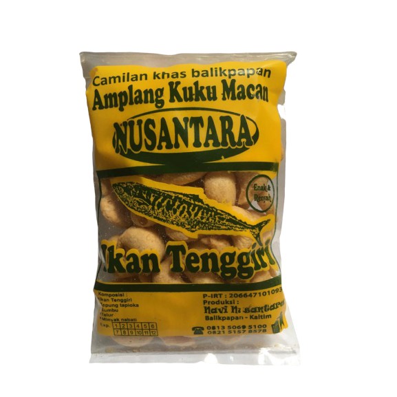 

Amplang Kuku Macan rasa Ikan Tengiri 70gr | camilankhasBalikpapan | camilanmurah | camilansehat