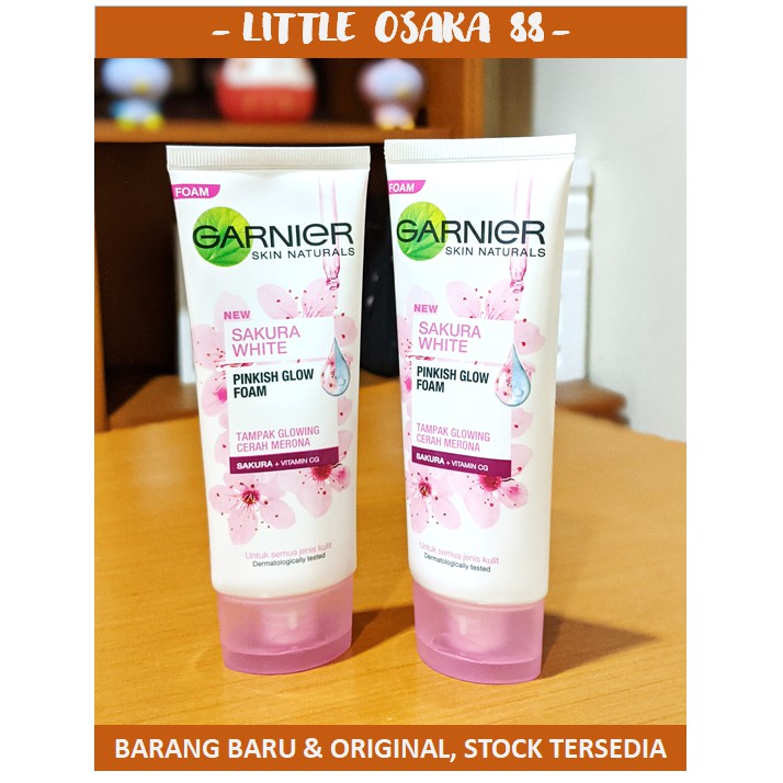 Garnier Cuci Muka Busa Sakura White Foam 100 ml