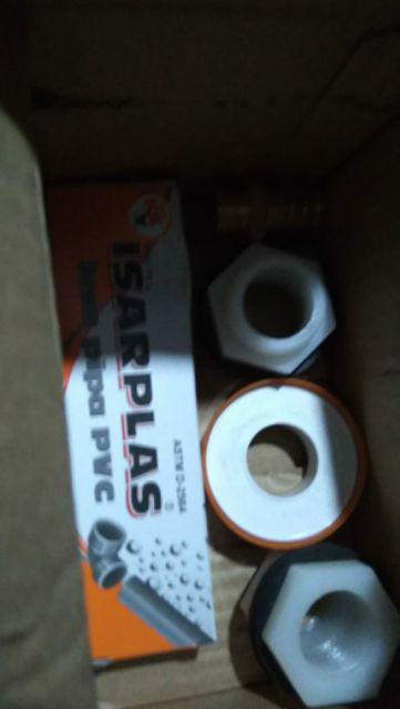 Nepel Selang Drat Luar 1 2 X 3 4 Kuningan