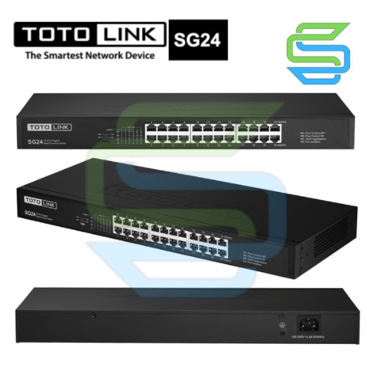 TOTOlink SG24 24 Port Gigabit Unmanaged Switch | SG24 Totolink