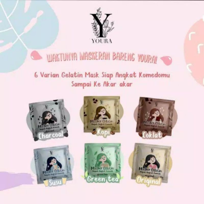 YOURA MASKER KOMEDO GELATIN HALAL