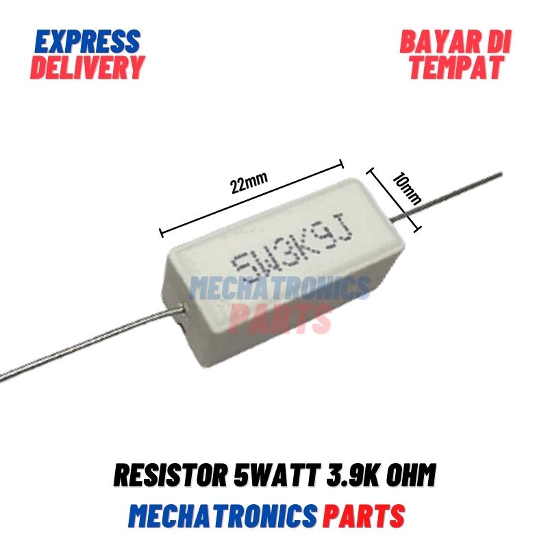 [PAS-9349] RESISTOR 5WATT 3.9K