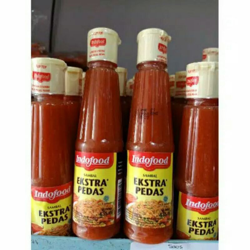 

Saos cabe indofood extra pedas