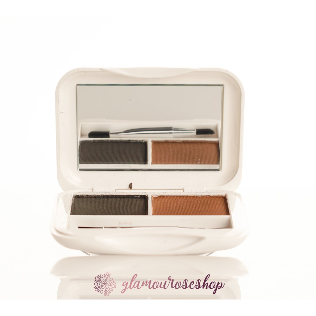 Red-A Eye Brow Cake Coklat Tua Coklat Muda Pallete Eyebrow