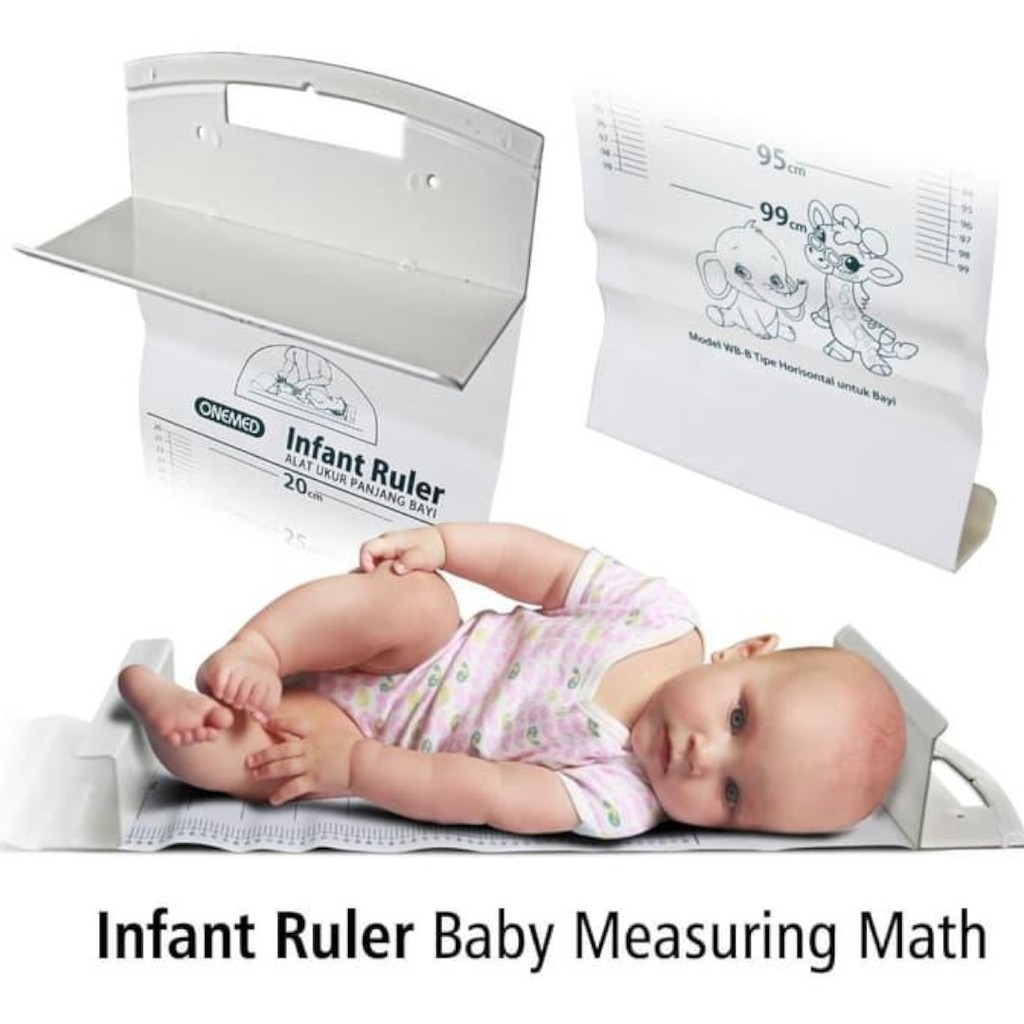 Onemed Infant Ruler Alat Ukur Tinggi Badan Bayi / Onemed Baby Measuring Mats