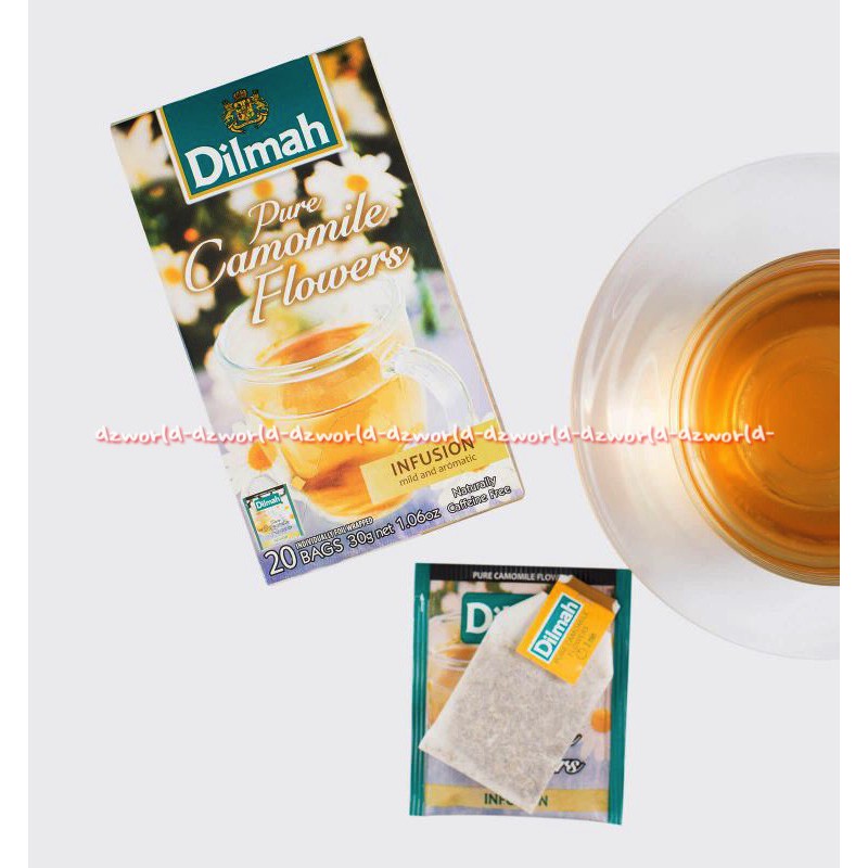 Dilmah Pure Camomile Flower 20Tea Bag Dil Mah Teh Bunga Kamomile