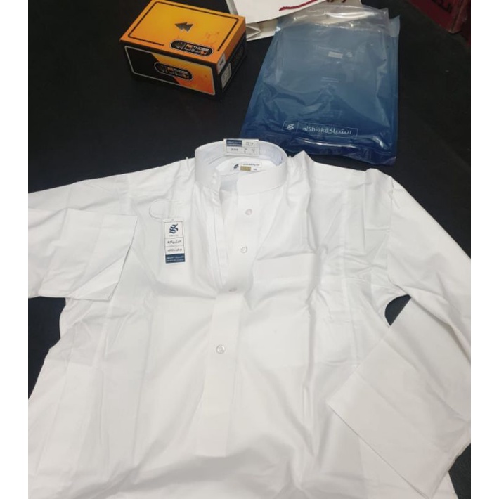 JUBAH AL SHIAKA CLASSIC ORIGINAL, GAMIS SHIAKA KLASIK ORI SAUDI