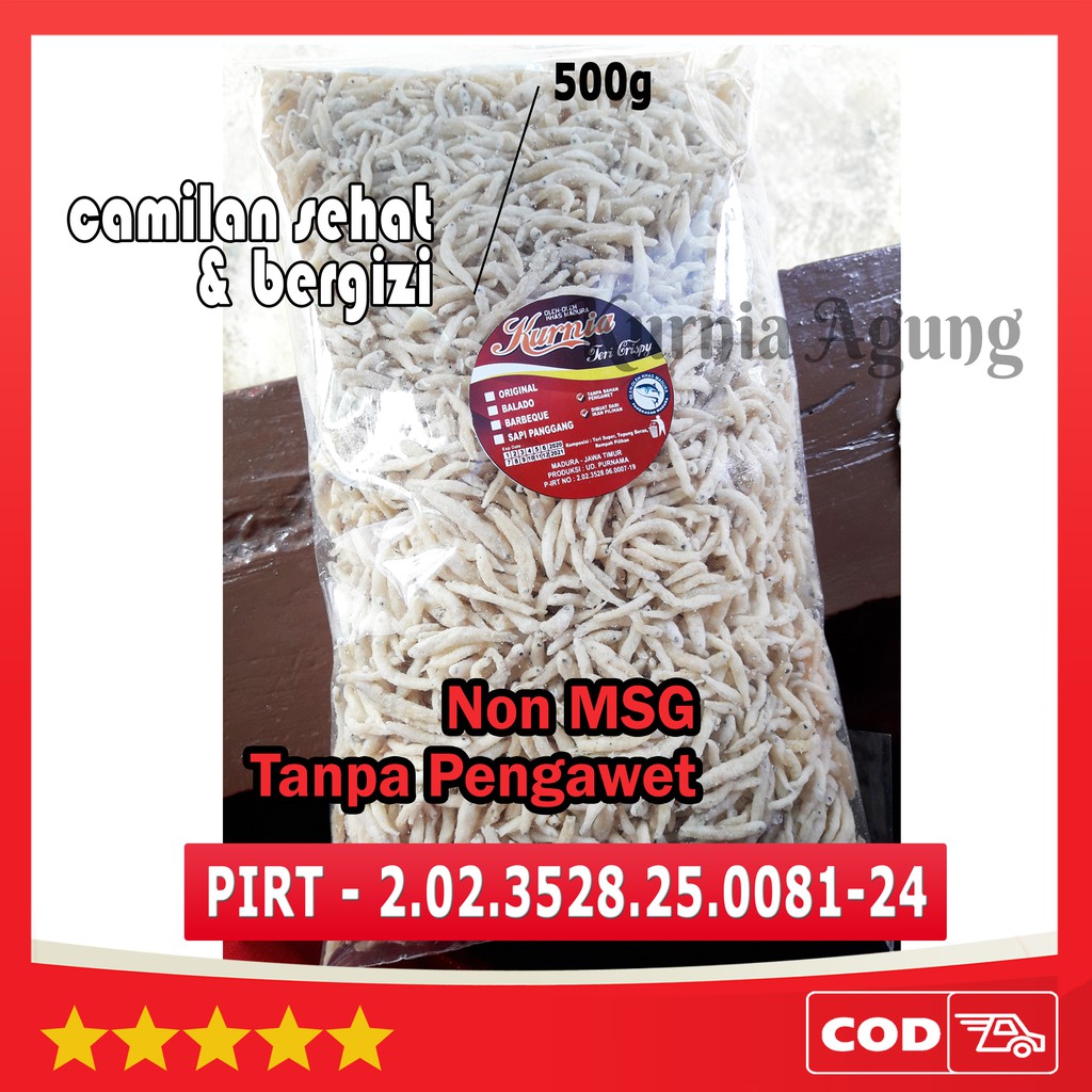 

PROMO!!! Camilan Madura Teri Crispy Super 500gr | Teri Krispi Kurnia