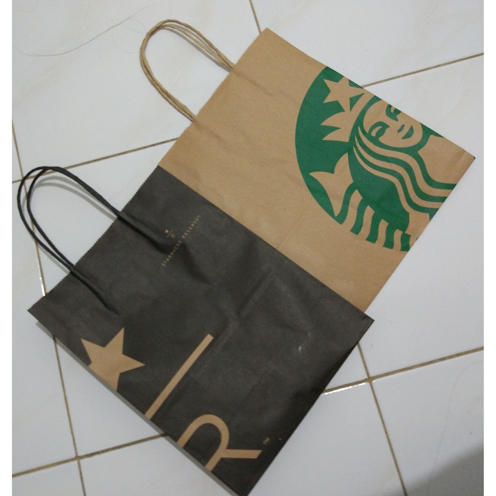 

Paper Bag / tas kresek kertas Starbucks