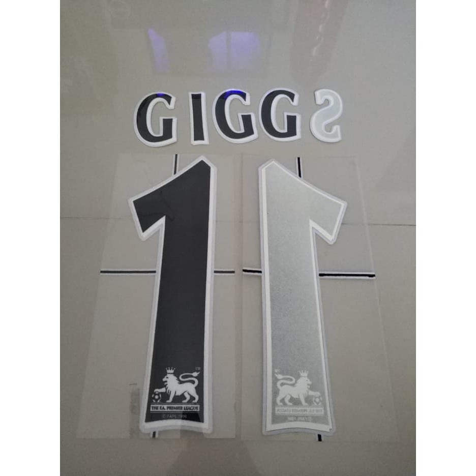 Unik EPL Original nameset Black  11 Giggs for Man United Jersey Murah