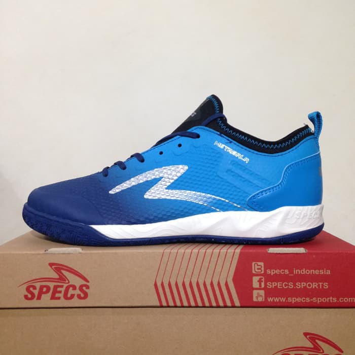 Sepatu Futsal Specs Metasala Musketeer Galaxy Rock Blue 400739 Ori