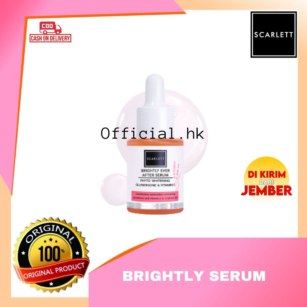 Scarlett Brightly Ever After Serum - serum wajah brightly - scarlett serum brightly ever after serum