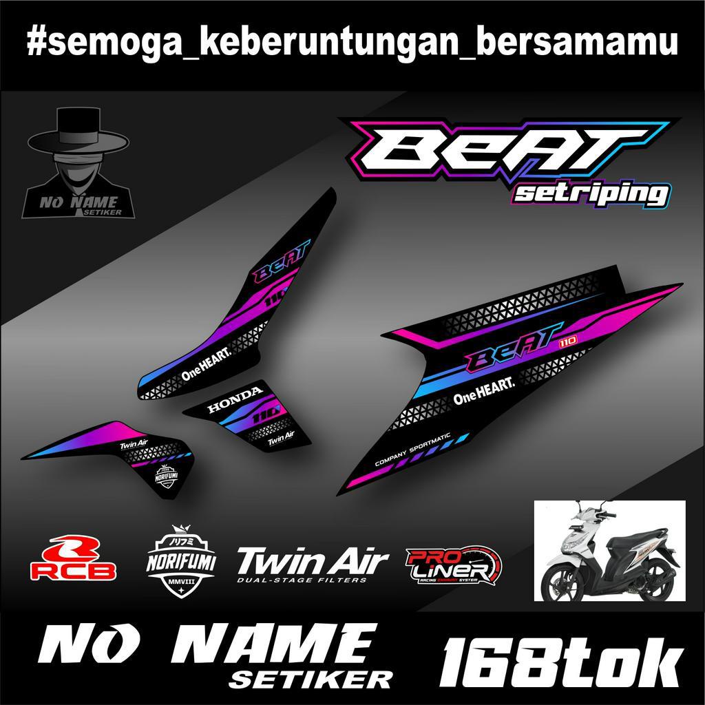 Striping Beat Karbu 2008 2009 2010 2011 2012 (168tok) Variasi Sticker Stiker Skotlet Motor Scotlite List