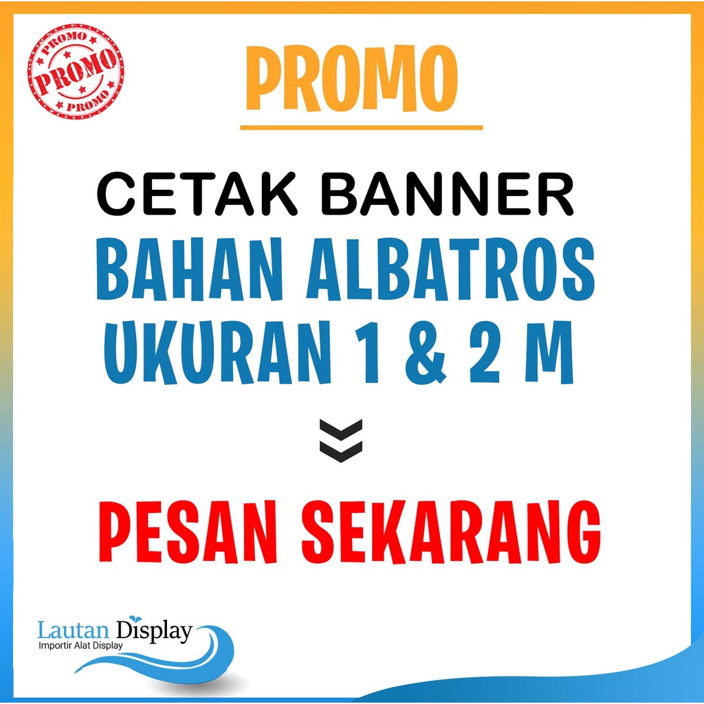 Jual Cetak Banner Bahan Albatros Ukuran 1 Meter Dan 2 Meter Kertas Albatros Per Meter Spanduk 6008