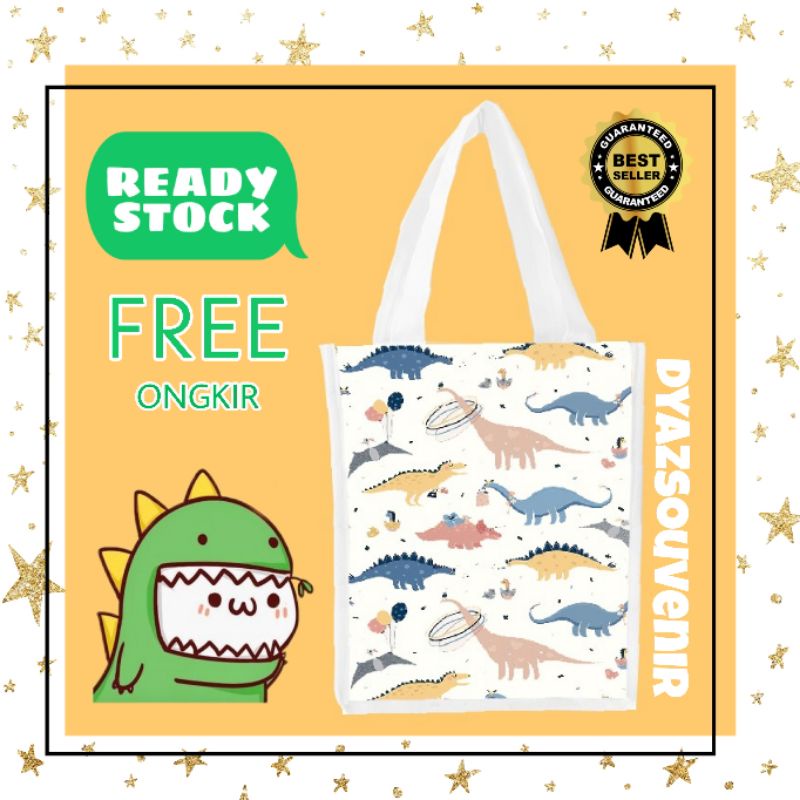 

Tas mika dinosaurus TAS PESTA / TAS KADO ULANG TAHUN / TAS ULTAH / BIRTHDAY BAG / READY STOK