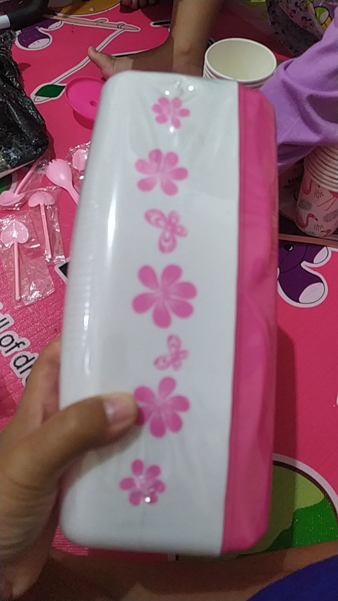 Batamgrosir.id | Tempat Tisu - Kotak Tisu Persegi Panjang - Holder Tissue Joyita Green Leaf 1257