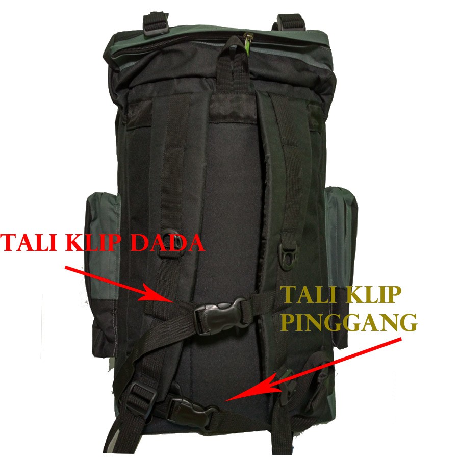 Sport X tas Ransel Mudik 45 Liter Free Rain Cover