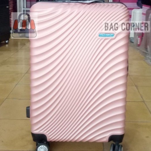 BagCorner - koper POLO EXPLEY 24 inch tas pakaian/koper besar travel bag 4 roda fiber abs hardcase