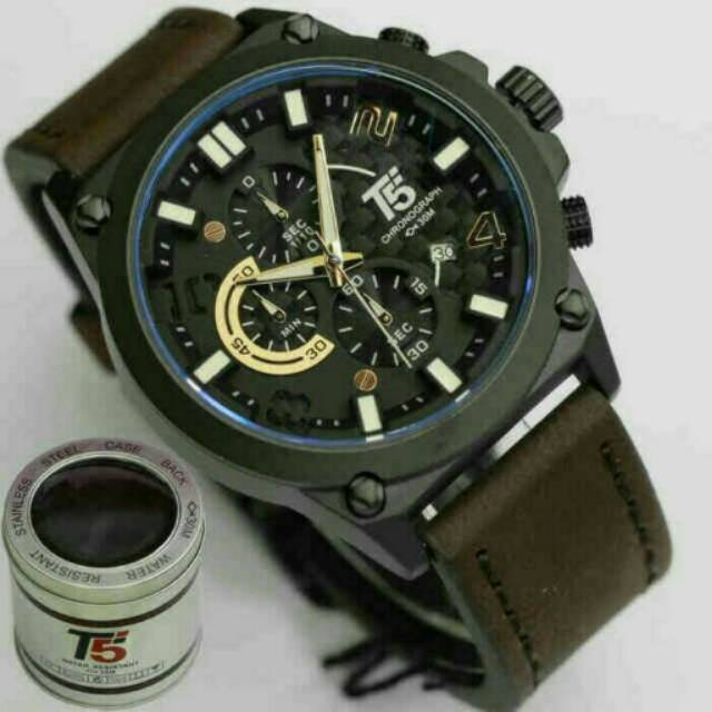 JAM TANGAN ORIGINAL T5 WATER RESISTANT 30M
