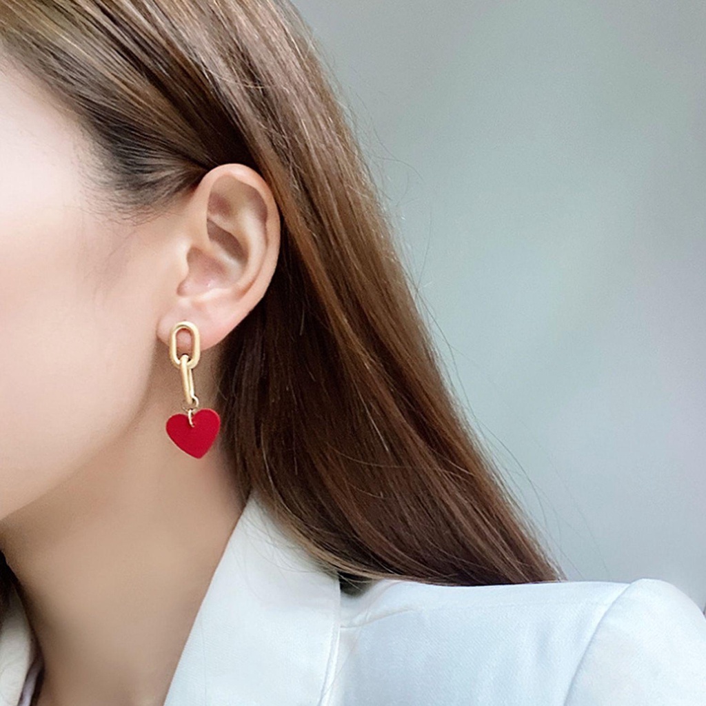 Lily Earrings Perhiasan Hadiah Wanita Anting Busur Resin