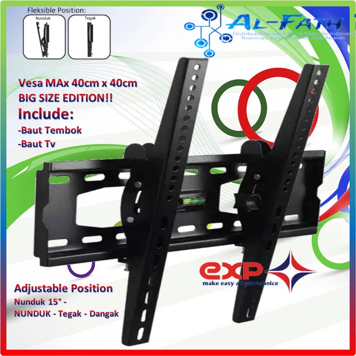 Bracket TV KHUSUS CHANGHONG 42&quot; s/d 55&quot; waterpass GARANSI 100% COCOK!