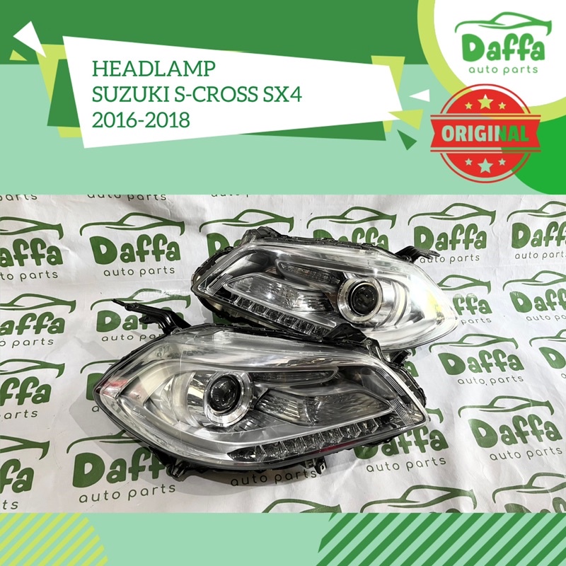 Headlamp Headlight Head Lamp Light Lampu Depan Utama Besar Mobil Suzuki SX4 SX-4 Scross S-Cross 2013